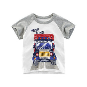 Loozykit 1-10Y T-Shirt "Transportation"