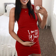 Load image into Gallery viewer, Maternity Dresses &quot;Wine&quot;