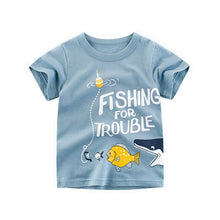 Load image into Gallery viewer, Loozykit 1-10Y T-Shirt &quot;Fish&quot;