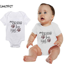 Load image into Gallery viewer, Baby Rompers &quot;Paws&quot;