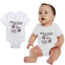 Load image into Gallery viewer, Baby Rompers &quot;Paws&quot;